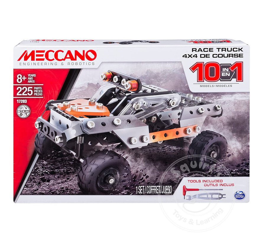Meccano 10-in-1  Model Set - Race Truck