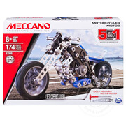 Meccano Meccano 5-in-1 Model Set - Blue Motorcycle