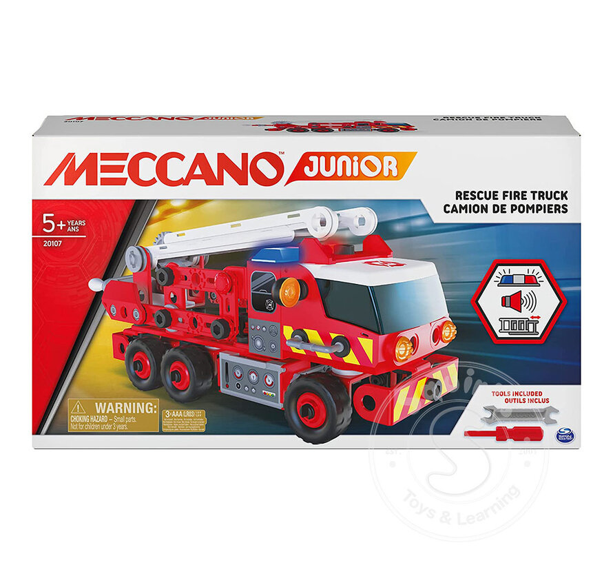 Meccano Jr Model Set - Rescue Fire Truck