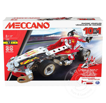 Meccano Meccano 10-in-1 Model Set - Racing Vehicles