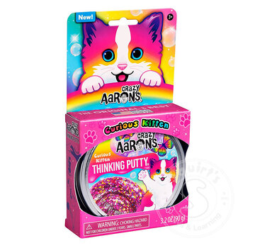 Crazy Aaron's Crazy Aaron's Trendsetters Curious Kitten Thinking Putty