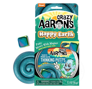 Crazy Aaron's Crazy Aaron's Magnetic Storms Happy Earth Thinking Putty