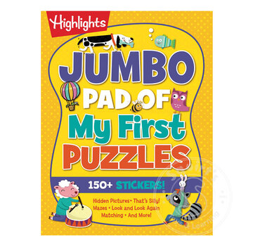 Highlights Highlights Jumbo Pad of My First Puzzles