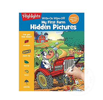 Highlights Write-On Wipe-Off My First Farm Hidden Pictures
