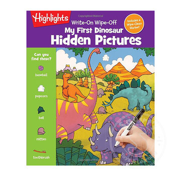 Highlights Write-On Wipe-Off My First Dinosaur Hidden Pictures