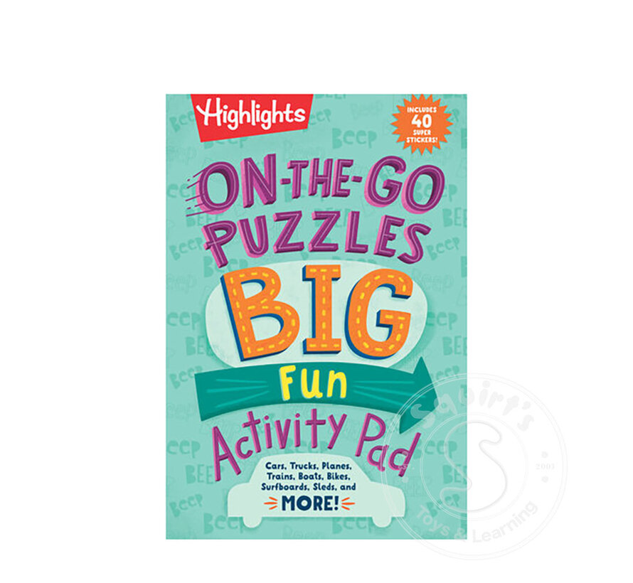 Highlights On-the-Go Puzzles Big Fun Activity Pad