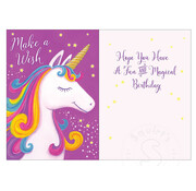 Unicorn Wish Card