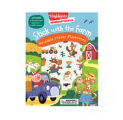 Highlights Highlights Stick with the Farm Hidden Pictures Reusable Sticker Playscenes