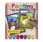 Royal & Langnickel Royal & Langnickel My First Painting by Numbers Dinosaurs & Volcano (2 Pack)