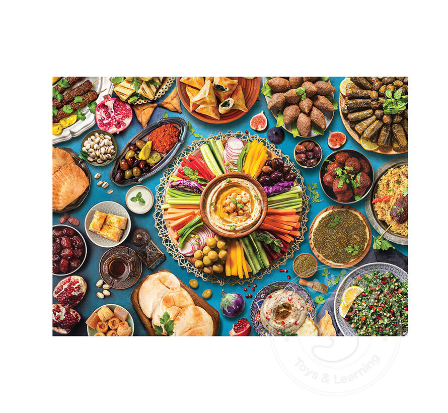 FINAL SALE Eurographics Middle-Eastern Table Puzzle 1000pcs