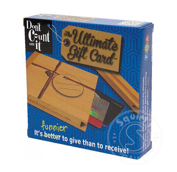 Family Games Don't Count On It Gift Card Puzzle Box