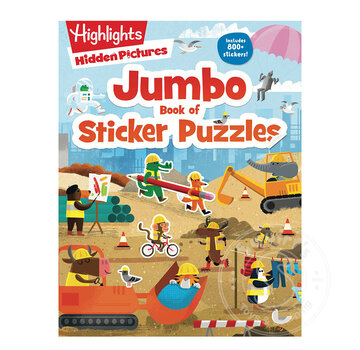 Highlights Highlights Hidden Pictures Jumbo Book of Sticker Puzzles