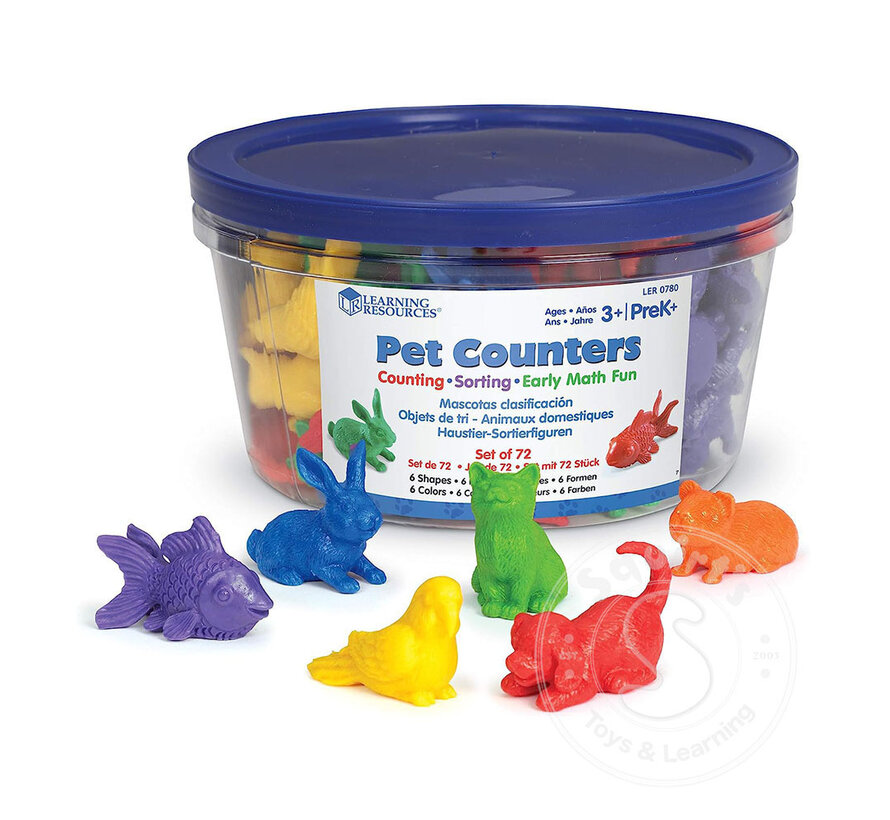 Pet Counters, set of 72