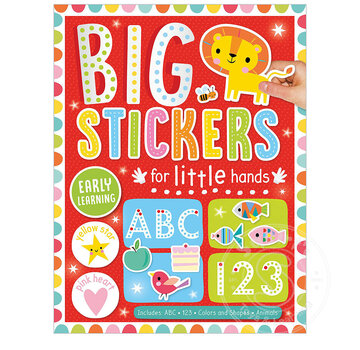 Make Believe Ideas Big Stickers for Little Hands Early Learning - Red