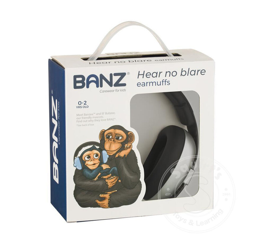 Banz Earmuffs 0-2 Years Silver
