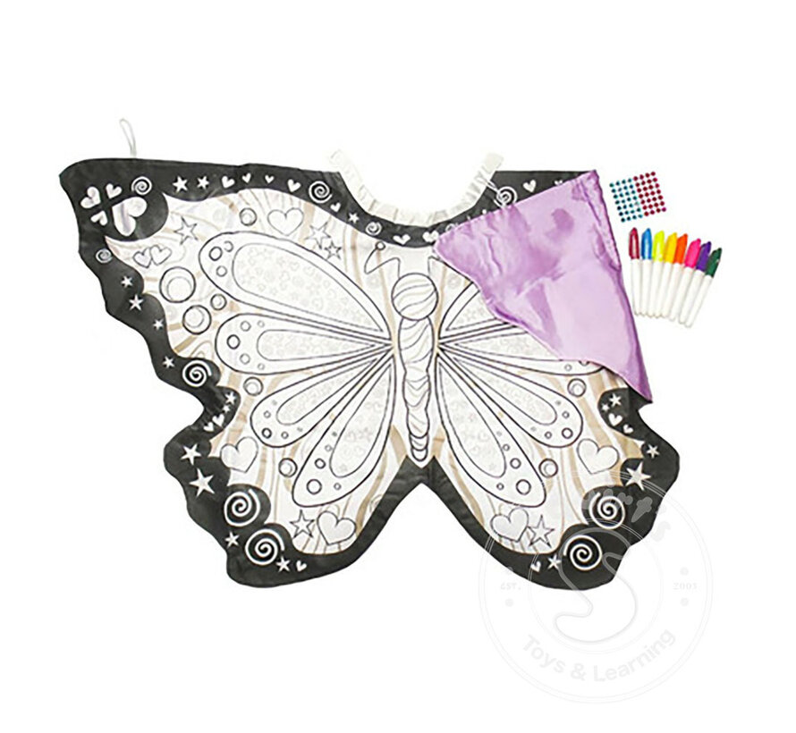 Great Pretenders Colour-A-Butterfly Wings (Size 4-7)