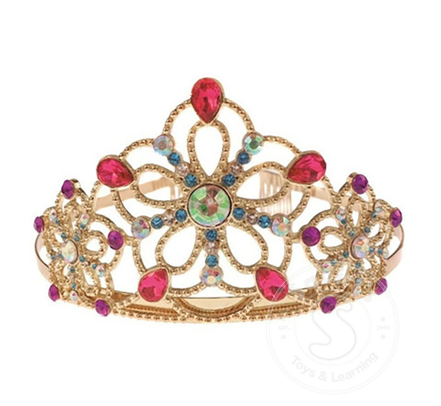 Great Pretenders Bejewelled Tiara, Gold