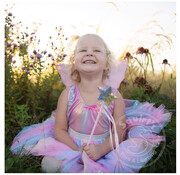 Great Pretenders Rainbow Sequins Skirt, Wand & Wings set (4-6)