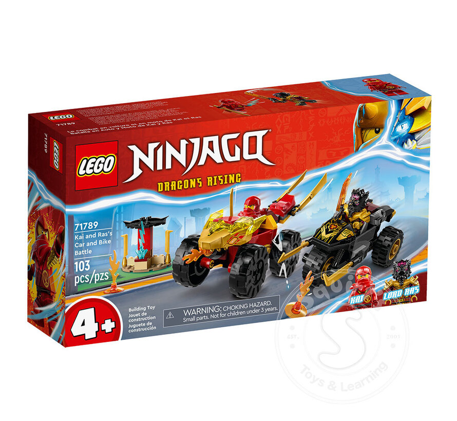 LEGO® Ninjago Kai and Ras's Car and Bike Battle
