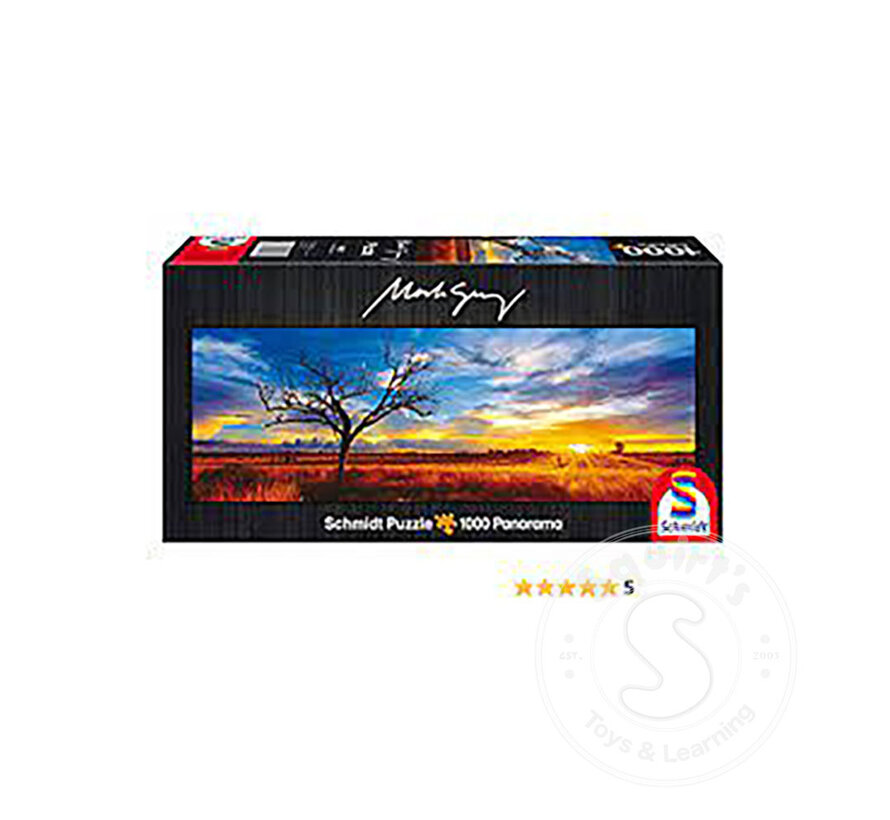 FINAL SALE Schmidt Desert Oak at Sunset Panorama Puzzle 1000pcs