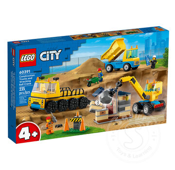 LEGO® LEGO® City Construction Trucks and Wrecking Ball Crane