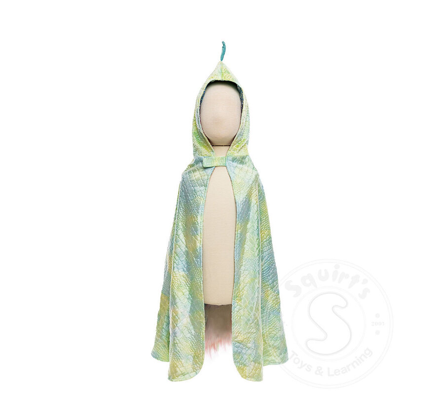 Great Pretenders Rainbow Reversible Unicorn Dragon Cape (Size 5-6)