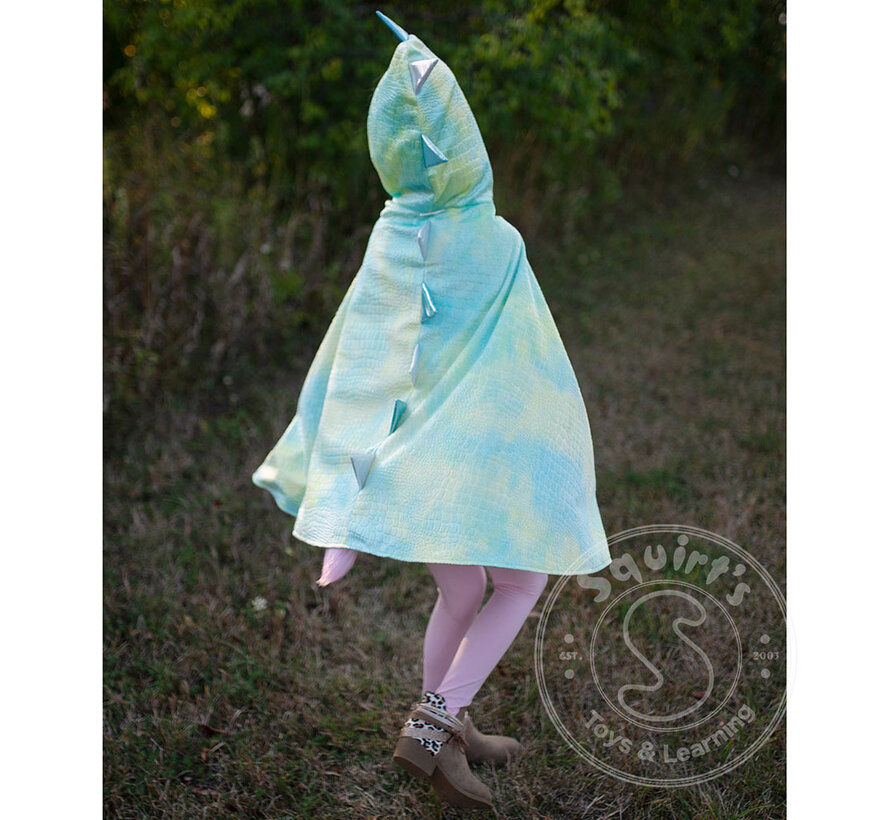 Great Pretenders Rainbow Reversible Unicorn Dragon Cape (Size 5-6)