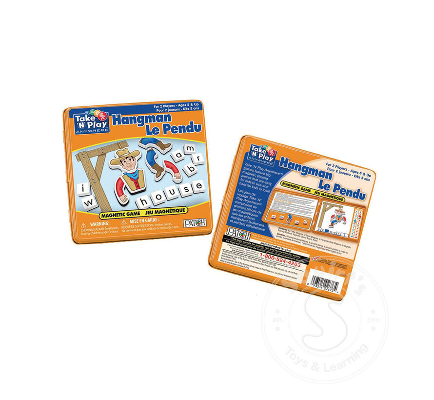 Take 'N Play Hangman Magnetic Game