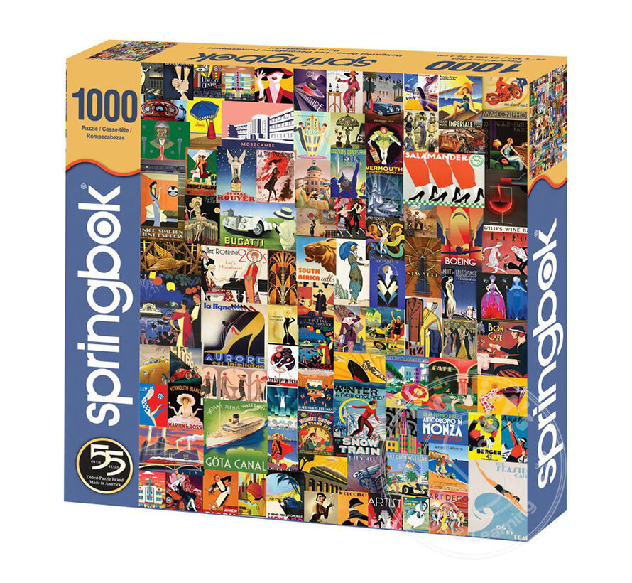 FINAL SALE Springbok Delightful Deco Puzzle 1000pcs
