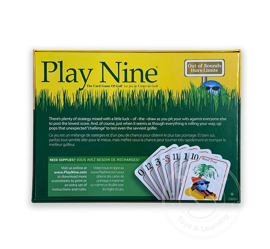 Play Nine, The Card Game of Golf