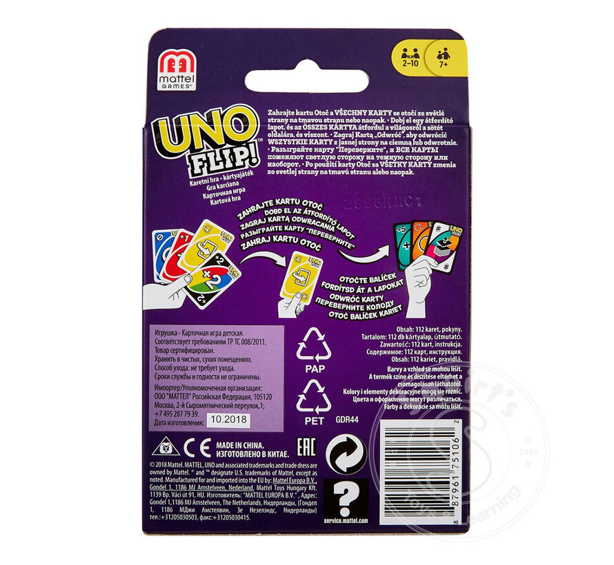 Uno Flip! Card Game