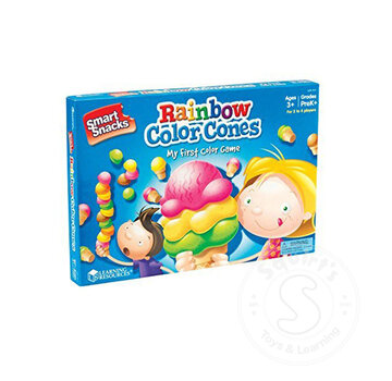 Learning Resources Smart Snacks® Rainbow Color Cones™ Game
