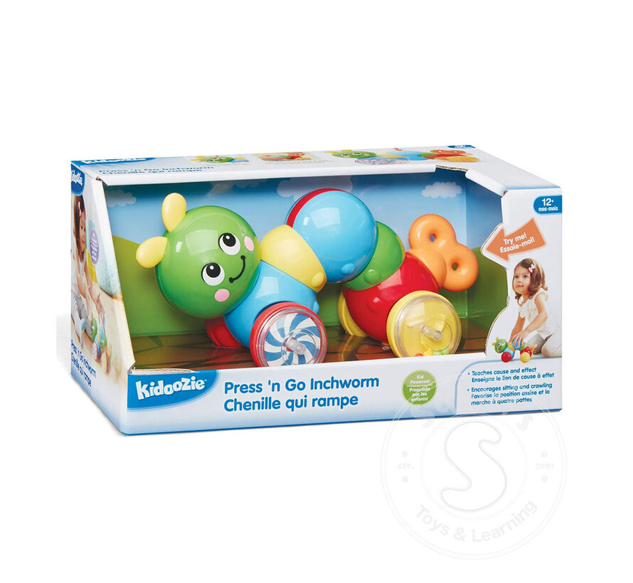 Kidoozie Press 'N Go Inchworm