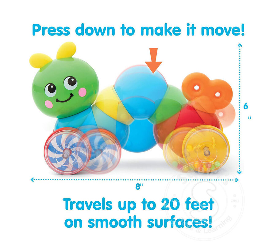 Kidoozie Press 'N Go Inchworm