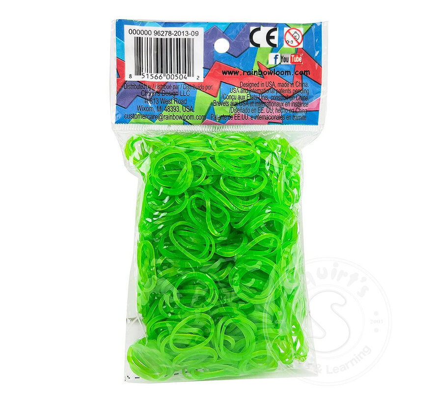 Rainbow Loom® Refill Bands - Lime Green