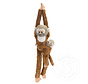 Wild Republic Hanging Squirrel Monkey with Baby 20”