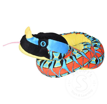 Wild Republic Big Head Rhino Viper Snake 54”