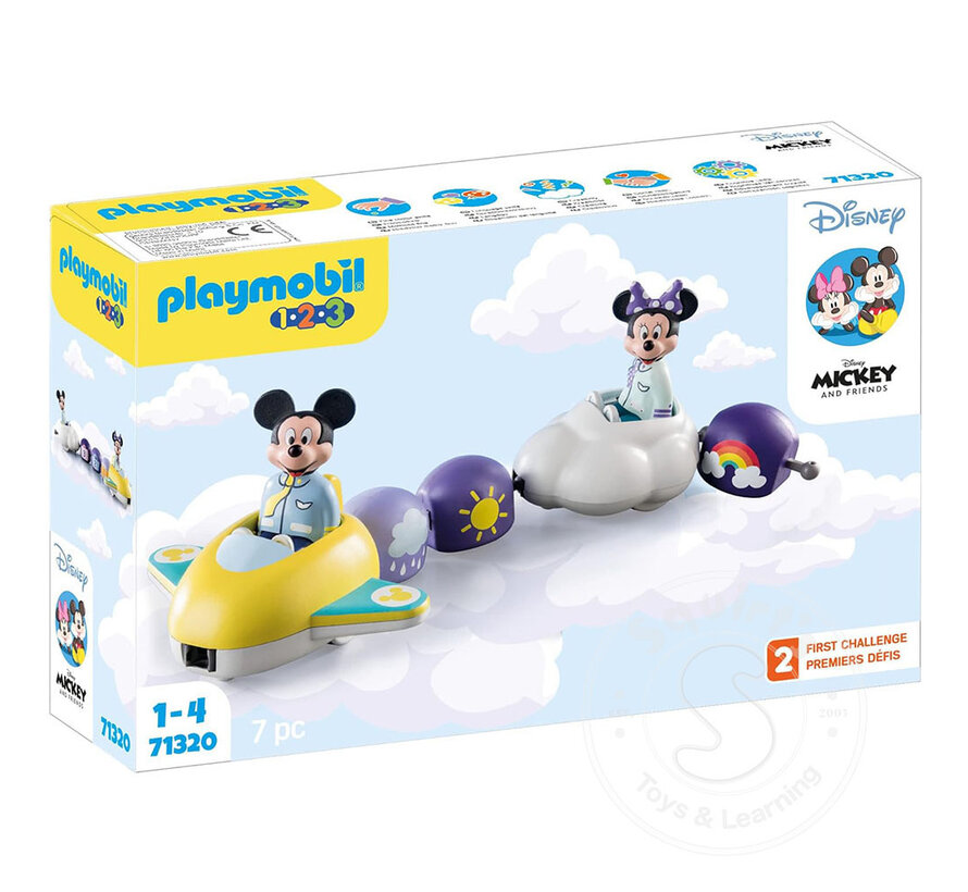 Final Sale: Playmobil 123 Disney: Mickey's & Minnie's Cloud Ride