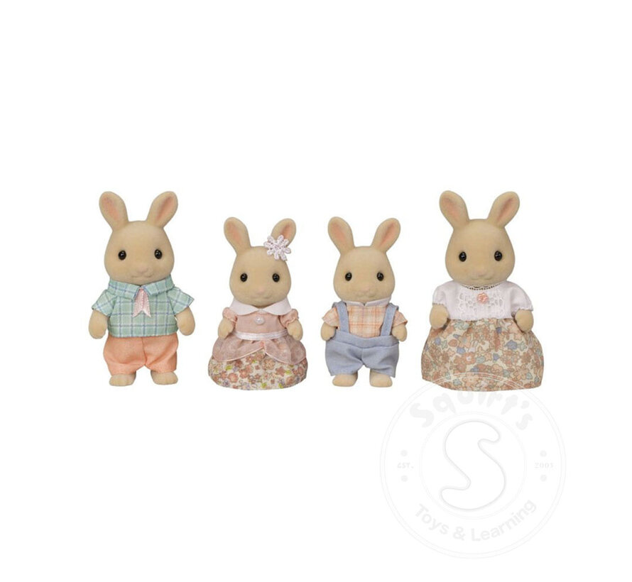 Calico Critters Milk Rabbit Family