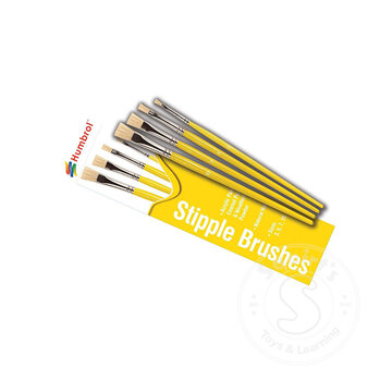 Humbrol Stipple Paint Brushes Set of 4