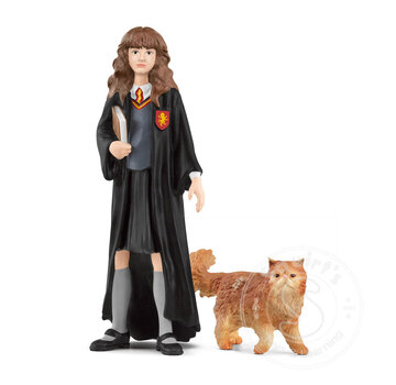 Schleich FINAL SALE Schleich Wizarding World Hermione and Crookshanks