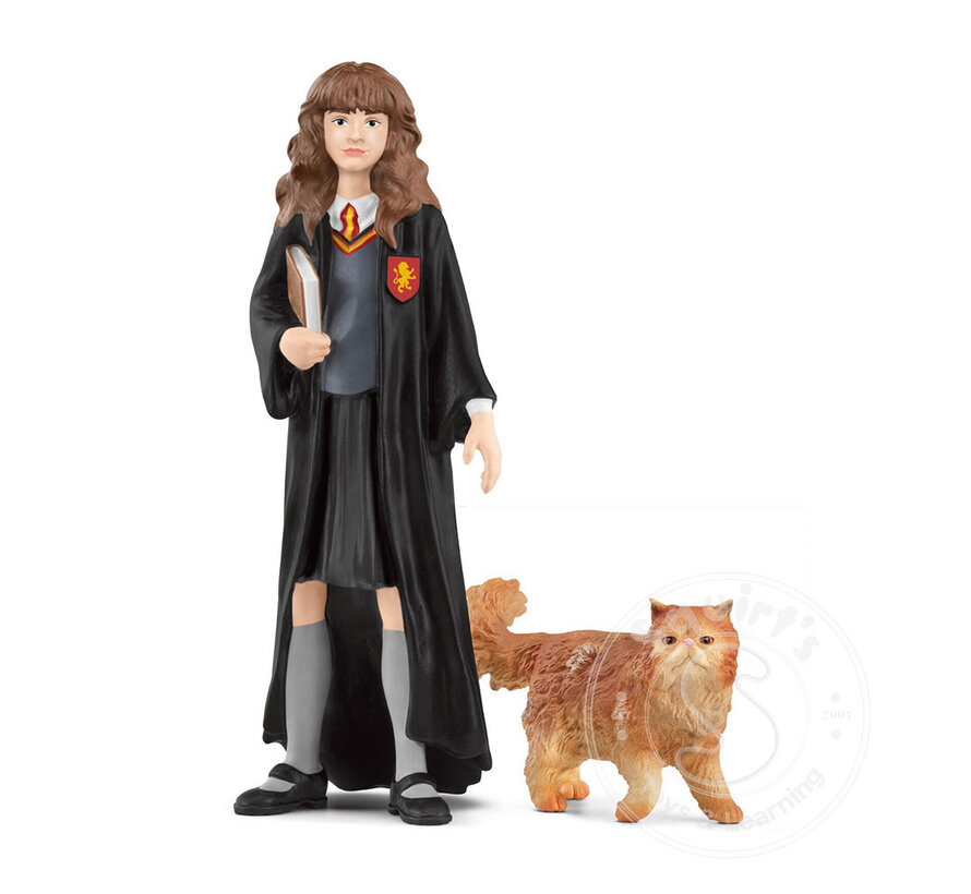 FINAL SALE Schleich Wizarding World Hermione and Crookshanks