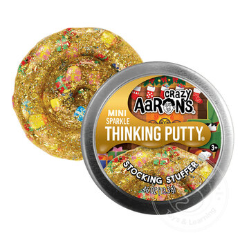 Crazy Aaron's Crazy Aaron's Mini Holiday Sparkle Stocking Stuffer Thinking Putty