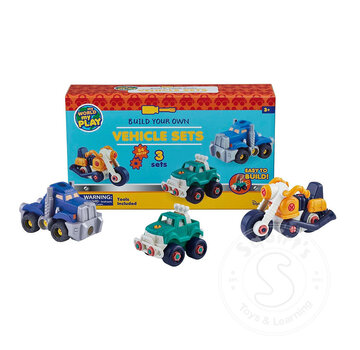 Toysmith My World My Play Build Your Own Vehicle Set