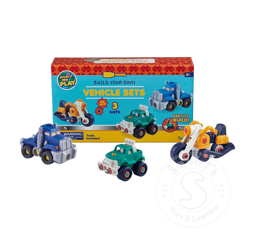 My World My Play Build Your Own Vehicle Set