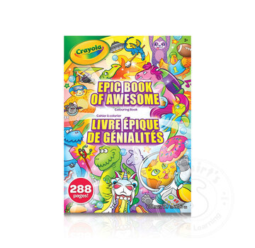 Crayola Crayola - Epic Book of Awesome- 288 Page Colouring Book
