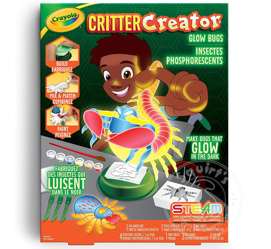 Crayola STEAM Critter Creator, Glow Bugs