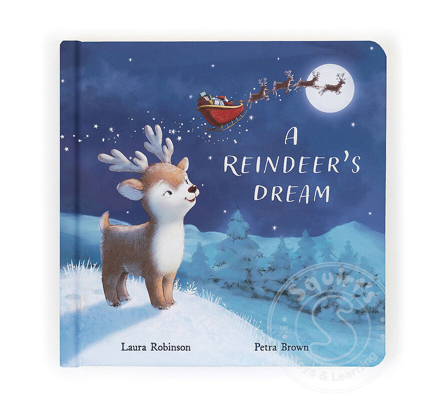 Jellycat Mitzi Reindeer's Dream Book - RETIRED