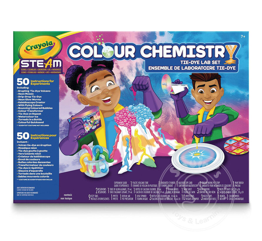Crayola STEAM Color Chemistry Tie-Dye Lab Set