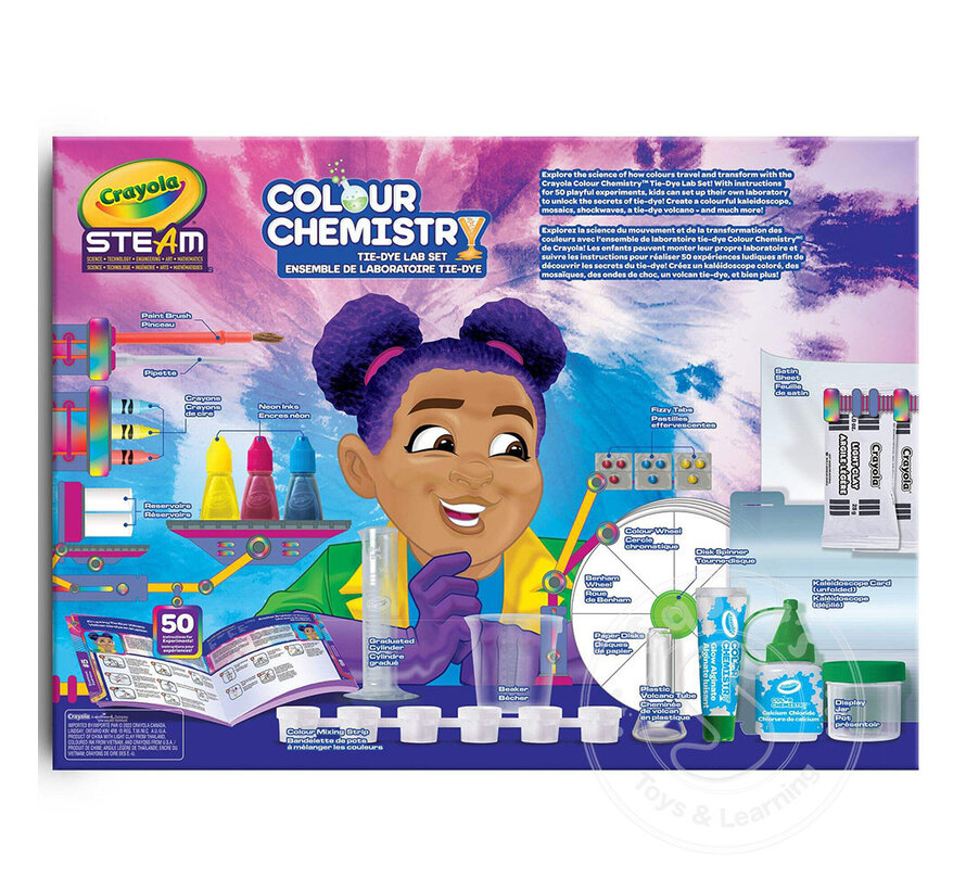 Crayola STEAM Color Chemistry Tie-Dye Lab Set